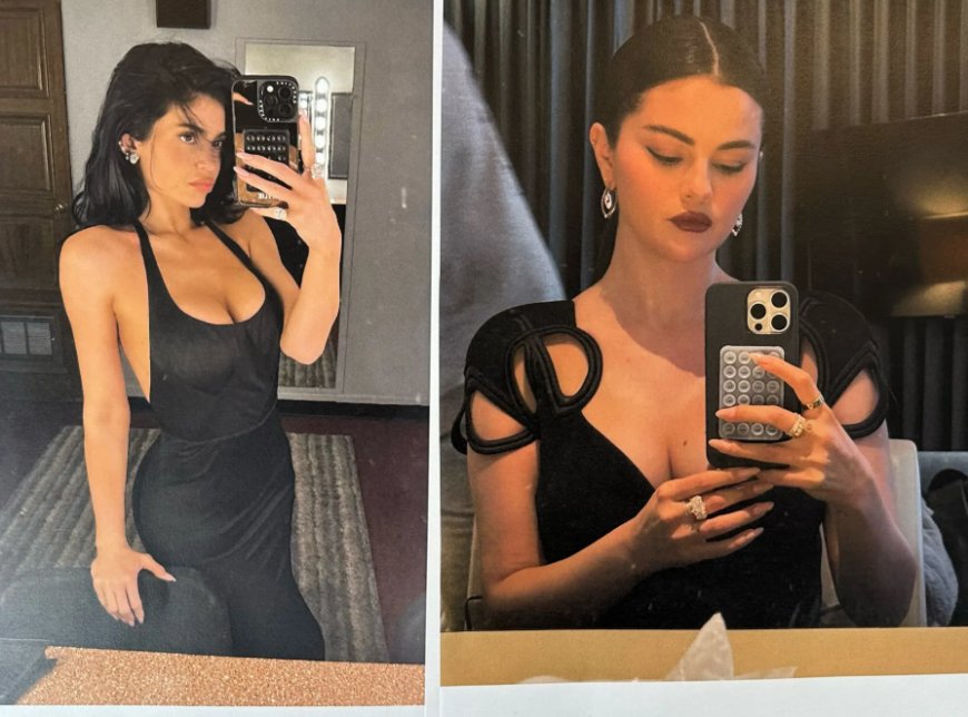 Selena Gomez and Kylie Jenner Both Sport 2025's Trendiest Nail